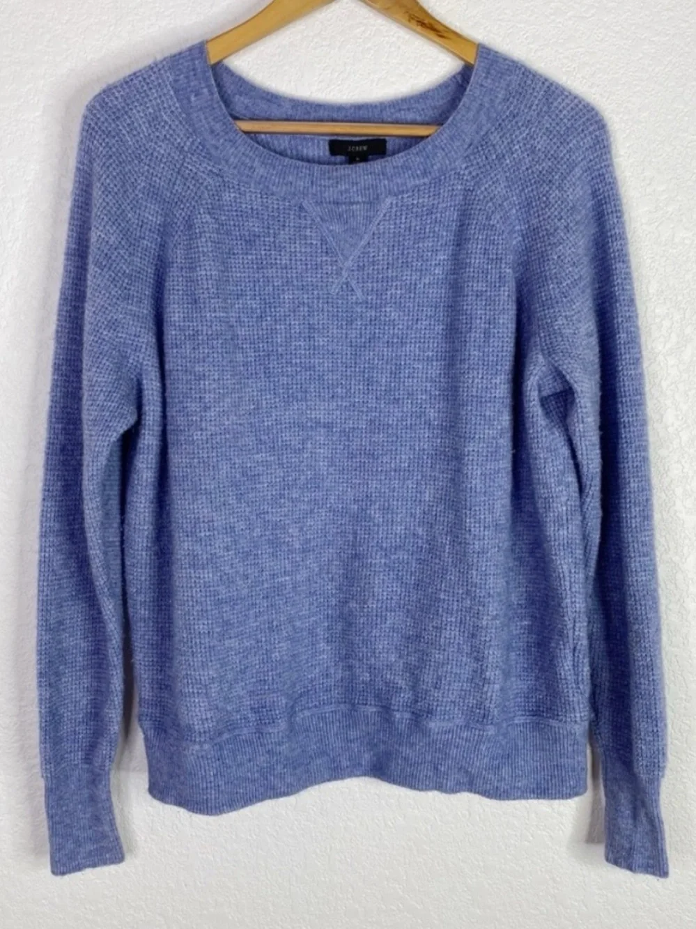 J. Crew Lavender-Blue Scoop-Neck Sweater